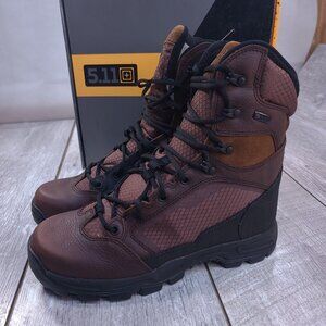 5.11 Tactical Xprt 8" Boot Mens 8 Bison Ripstop Nylon Combat Hiking Boots